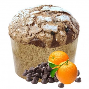 Panettone choco-naranja